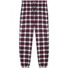 YAMAMAY - Pantaloni Lunghi del Pigiama Donna Multicolore Tartan Cotone Flanella