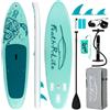 FEATH-R-LITE Tavola da stand up paddle gonfiabile, ultra leggera, 3,5 m, accessori per SUP, pagaia regolabile, pompa, zaino, guinzaglio, pinne per tutti i livelli di abilità