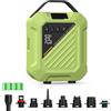 anoutway 20PSI Pompa Elettrica SUP- The Jungle, Pompa per SUP Ricaricabile Batteria, Gonfiatore SUP Auto-Off Portatile, Compressore Aria Elettrico Pompa per Tavole da Paddle, Kayak, Ali del Vento