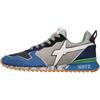 w6yz Jet-M Suede/Nylon Marble Sole Azure-Multi