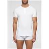 CAGI MAGLIA MEZZA MANICA GIROCOLLO CAGI 1308 BIANCO