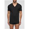 CAGI MAGLIA MEZZA MANICA SCOLLO A V CAGI 1305 NERO