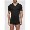 CAGI MAGLIA MEZZA MANICA SCOLLO A V CAGI 1304 NERO