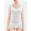RAGNO MAGLIA NATURAL MEZZA MANICA GIROCOLLO RAGNO 028197 BIANCO