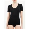 RAGNO MAGLIA MERINOSETA MEZZA MANICA GIROCOLLO RAGNO 074027 NERO