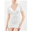 RAGNO MAGLIA SINTONIA MEZZA MANICA FORMA SENO RAGNO 072458 BIANCO LANA