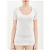 RAGNO MAGLIA SINTONIA MEZZA MANICA GIROCOLLO RAGNO 072457 BIANCO LANA