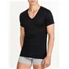 RAGNO MAGLIA SILKOTTON MEZZA MANICA SCOLLO A V RAGNO 601698 NERO