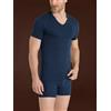 RAGNO MAGLIA MEZZA MANICA SCOLLO A V PACCO DOPPIO RAGNO 601418 BLU