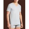 RAGNO MAGLIA MEZZA MANICA SCOLLO A V PACCO DOPPIO RAGNO 601418 ARGENTO
