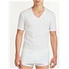 RAGNO MAGLIA SINTONIA MEZZA MANICA SCOLLO A V RAGNO 065458 BIANCO LANA