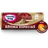 Handy Bag Sacchetti per rifiuti aromatici spezie, 100% riciclati, extra resistenti, antigoccia, autobloccante, 30 l, 8 sacchetti, 1 confezione