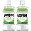 Listerine Naturals Prot Encias 500Ml Cura della persona e salute (Confezione da 2)