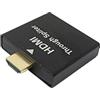 System-S Adattatore HDMI Y 4K standard maschio a 2 prese standard, colore nero