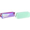 Pigna 0230932 Astuccio Iridescent Viola & Monocromo Astuccio formato Bustina in Silicone, Verde Pastel