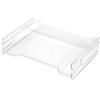 Herlitz 1610393 - Cassetto portadocumenti A4, orientamento orizzontale, trasparente e impilabile trasparente