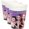 PROKOS S.A. - DECORATA PARTY 8 Bicchieri K-pop Demon Hunters in Carta 200 ml, Decorazione Festa Compleanno, Bevande, Tavola, per Bambini (Confezione da 3)