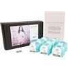 DesignEtte Lady Sybil's - Kit per Lavoro a Maglia per Adulti, 100% Cotone Egiziano Mercerizzato con gomitoli e Motivo in Un Set per Principianti per Principianti, Confezione da 50 g, 127 m, 5 Strati,