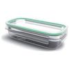 TATAY Contenitori Ermetici per Alimenti 0,75L Clip Safe | Coperchio con Clip | Contenitori Plastica per Alimenti | Microonde, Lavastoviglie, Frigo, Freezer | Senza BPA | 21,4x10,5x5,9 cm, Rosso
