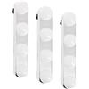 XANLITE ECM200PW - Lampada da specchio a LED, 200 lumen, modalità di fissaggio con ventose (incluse), viti (non incluse), colore bianco neutro (Confezione da 3)