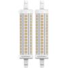 Century Italia Lampadina lineare a LED R7S 14W 118MM 1900LM 3000K (Confezione da 2)