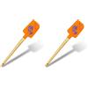 Zenker Spatola Leccapentole da cucina con decorazione Halloween, materiale parte funzionale in silicone e manico ergonomico in legno, dimensioni 28 x 6 cm (Confezione da 2)