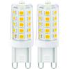 Velamp lampadina LED a capsula - Attacco G9 - Potenza 3,5W Equivalenti 30W - Luminosità 350lm - Temperatura colore 3000K (luce calda) - Ideale per sostituzione lampade alogene - 220-240 VAC