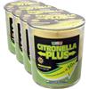 Cereria Di Giorgio - Candela in bicchiere di vetro Citronella Plus - Citronella di Java 100% Naturale - Anti Zanzare e Insetti - 50% più concentrata - Diametro 7 cm Altezza 7.7 cm - Durata 25 ore