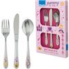 Amefa - Set di Posate per Bambini in Acciaio Inox, 3 pz