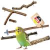 Vogelgaleria® - Set di campionatori per uccelli con almeno 5 diversi posatoi 100% naturali, per sedersi, riposare, masticare, dormire