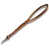 Pet's Market Guinzaglio Cane Cani 45 cm in Cuoio Doppia Treccia Color Cuoio/Neutro Presa Comoda Gancio Robusto (45 cm Neutro)