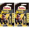 Pattex Repair Extreme Colla universale, Colla trasparente multimateriale per interni ed esterni, Colla impermeabile e resistente ad alte temperature, 1 x 8g (Confezione da 2)