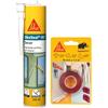 SIKA - Kit Fissaggio e Decorazione Interni: 1x Sikabond Mammoth Crystal (1.5m), Nastro Biadesivo + 1x SikaSeal-157 (Bianco, 300ml), Sigillante Acrilico Verniciabile per Giunti Interni