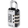 Burg-Wächter Combi 72 25 SB Lucchetto a Combinazione Regolabile, Cromato