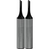 Bosch Professional 1x Frese per scanalature Standard for Wood (per Legno duro, Truciolare, Ø 3 mm, Accessorio Fresatrice portatile, Rifilatore) (Confezione da 2)