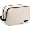 REETEE Beauty Case da Viaggio REETEE Grande Borsa da Toilette per Donna Uomo, Impemeabile Toiletry Organizer per Viaggiare Ginnastica o Business (beige)