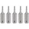 QUARKZMAN 5pz Punte Cacciavite Esagonali H2.0 1/4 Attacco Esagonale 25mm/1 Lunghezza Testa Esagonale Magnetica in Acciaio S2 Punte Cacciavite
