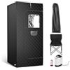 SenDeluz Sauna da Casa, 3 Minuti di Riscaldamento Rapido e 9 Livelli di Calore, Tenda Sauna Portatile con 2.6L Vapore, Sedia Pieghevole, Telecomando 180 × 80 × 80 CM