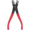 Fafeicy Pinza per Fascette Stringitubo in Acciaio al Carbonio 18 cm per Manutenzione Automobilistica Strumento per Tubi e Cavi