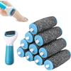 ZFRITP 10 Pezzi Dr Scholl Roll Piedi,Scholl Velvet Smooth Rulli Ricambi Compatibile con Scholl Smooth,Ricambi per Lima Piedi Raspa Piedi, Togli Calli, Esfoliante.