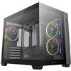 Deepcool Case Deepcool CG330 3F Tower ITX micro-ATX con vetro temperato Nero [R-CG330-BKNGM3-G]