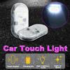 NONE 1pc Auto HA CONDOTTO LA Luce Illuminazione Interna Lampada Atmosfera per Bracciolo Box Tronco Interruttore Touch Control Wireless Mini LED Luci Del Piede