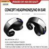PHONEPACE Auricolare Bluetooth a Conduzione Ossea GD28, Monaurale, In-Ear, Stereo, Wireless, Mini, per Business