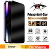 KENNAGE 1-2 pezzi protezione schermo privacy copertura completa per IPhone 16 15 13 11 14Pro Max vetro temperato anti-spia per iPhone X XS Max XR vetro