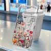 Ojeleye Custodia Trasparente con Fiori e Motivo a Vite per Samsung S25 Ultra S26 S24 FE S23 Plus S22 S21 A57 A56 5G A55 A54 A53 A52S A37 A36 A35 A26
