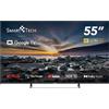 SMARTTECH Smart Tech 55UG10V3 55" Ultra HD 4K Smart HDR Google TV, Dolby Audio, Wi-Fi, Bluetooth, Chromecast, Nero