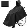 Vicloon Poncho Impermeabile per Sedie a Rotelle,Sacco Impermeabile per Sedia a Rotelle con strisce riflettenti e cerniera impermeabiles,Reusable, Adatto a Tutte Le Sedie a Rotelles,Standard per adulti