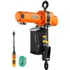VEVOR Paranco Elettrico a Catena Capacità Carico max 1000 kg, Paranco Elettrico a Catena Doppia Altezza Sollevamento 6 m, Verricello Elettrico per Magazzino Garage Fabbrica Monofase 230 V