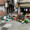 Kit modello di bancarella di verdura in miniatura 1/64 dipinto, decorazione
