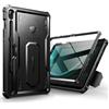 Dexnor Compatibile con Samsung Galaxy Tab S9 FE Cover [Protezione dello schermo integrata e supporto], Custodia protettiva antiurto durevole di grado militare case per Samsung Tab S9 FE - Nero